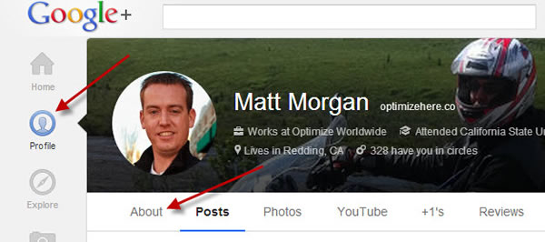 Google+ Profile