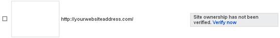 Bing Webmaster Tools - Verify Now