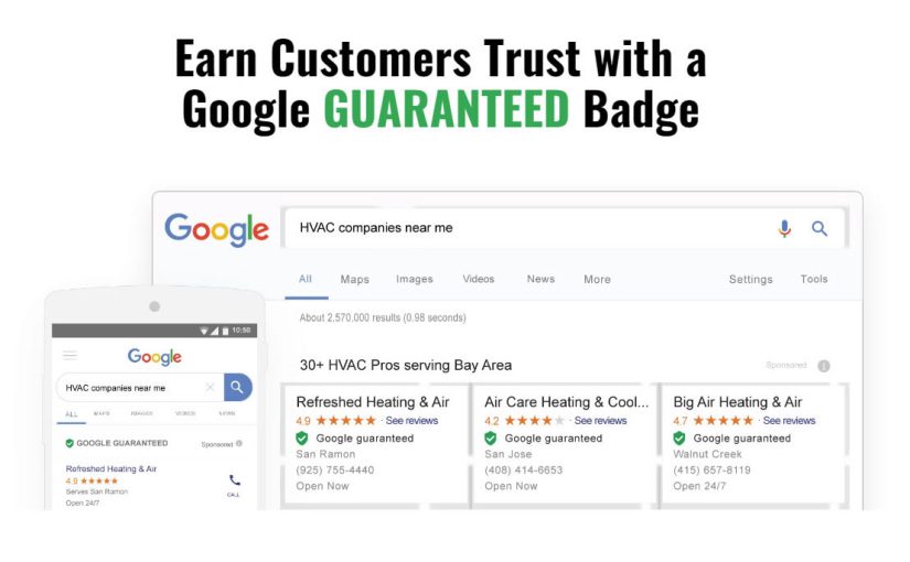Benefits of Google “Guaranteed” Ads for HVAC Companies