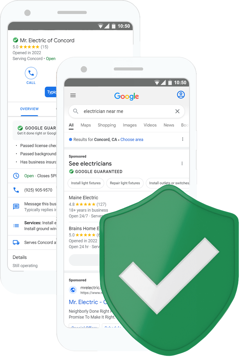 Google Guaranteed Ads for Electricians