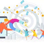Mobile device attracting an audience
