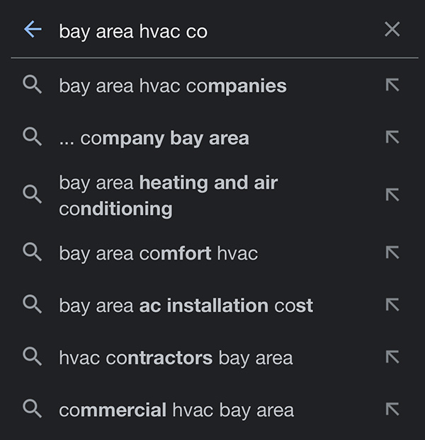 local seo for bay area plumbers